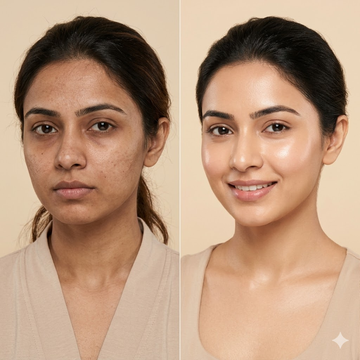 TYPSY BEAUTY FOUNDCEALER FLEX 3-in-1 – Foundation + Concealer + SPF 30 – One Base, Endless Perfection – With Niacinamide & Moringa Extract – Dual Applicator (Pump + Concealer Wand) – FREE Beauty Blender