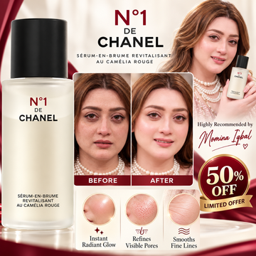 Chanel N°1 Revitalizing Serum Mist – Red Camellia Extract for Instant Hydration, Pore Refining & Youthful Radiance