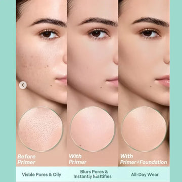 SheGlam No Pore Primer - Instant No Pore Result with Filter Look Makeup Finish