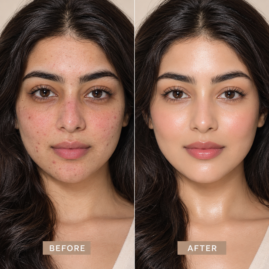 2-in-1 Color-Changing Foundation Stick – Flawless, Even-Toned & Radian